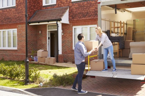 Removal truck hire for a move in Islington's residential streets