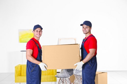 Commercial moving team planning an office relocation in Islington