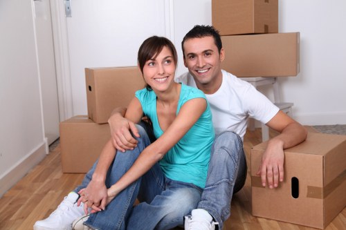 Careful packing and loading services by an Islington removals team