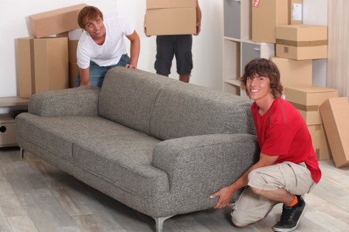 Piano removal equipment used for safe transport in Islington