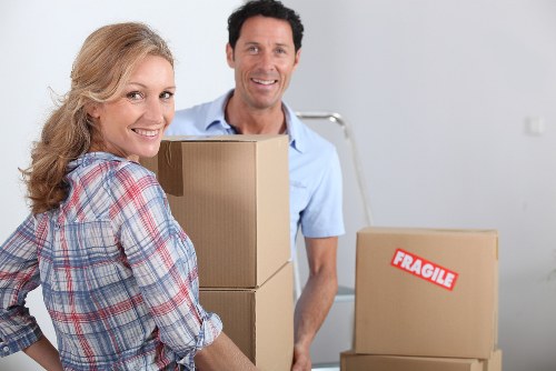 Safe transport of office furniture and technology during an Islington removal